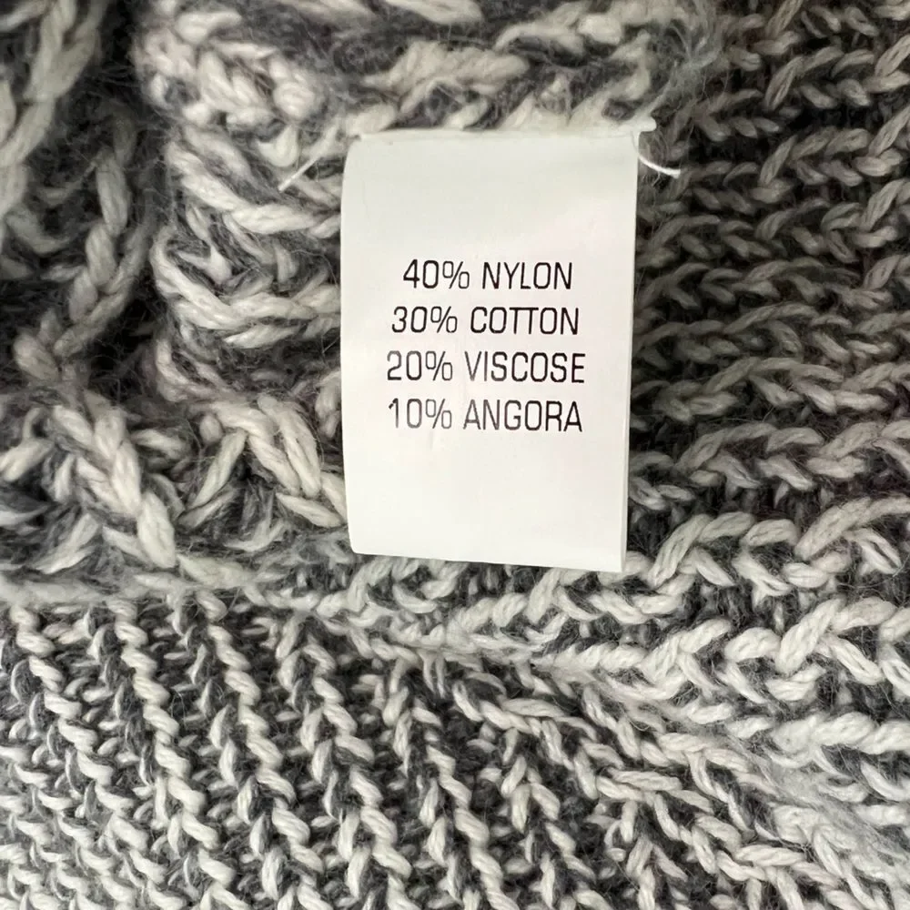 The Hart Sweater Size Medium oversized cable knit dropped shoulder tie back